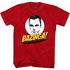 April Fools' Day The Biigg Banngg Theory TShirts Men Tops Bazinga T Shirt Sheldon Cooper TBBT Tee Top Cotton Short Sleeve Tshirt