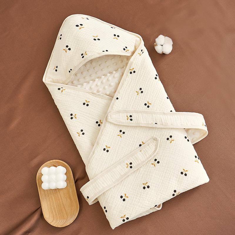 Newborn Wrap Swaddle Cute Simplicity Muslin Swaddle Wrap For Unisex Infant Baby Summer 100% Soft Cotton Baby Swaddle Blanket