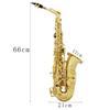 SLADE Eb Alto Saxophone E Flat Brass Electrophoresis Gold Sax Professional Woodwind Instrument with Saxofone Case Accessory