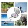 Compass Pocket Watch Flip-Open Compass Outdoor Navigation Tools Keychain