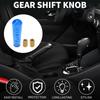 TUCKBOLD Car Shift Knob 15cm Blue 1 Set Universal for Automobiles and Manual Transmissions Acrylic with 2 Adapters