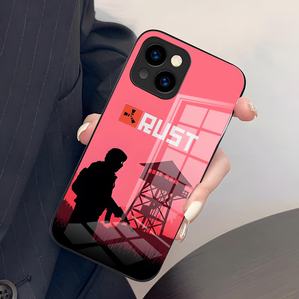 RUST Game Phone Case For IPhone 17 Pro Max 15 Pro 16 14 Plus 12 13 Mini 11 Pro Shockproof Glass Cover