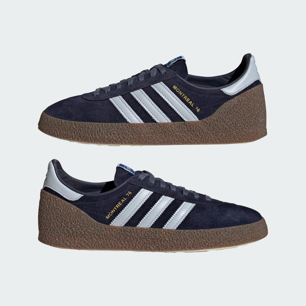 adidas Montreal 76 JR8372 Unisex Originals Sneakers Shadow Navy / Halo Blue / Gum
