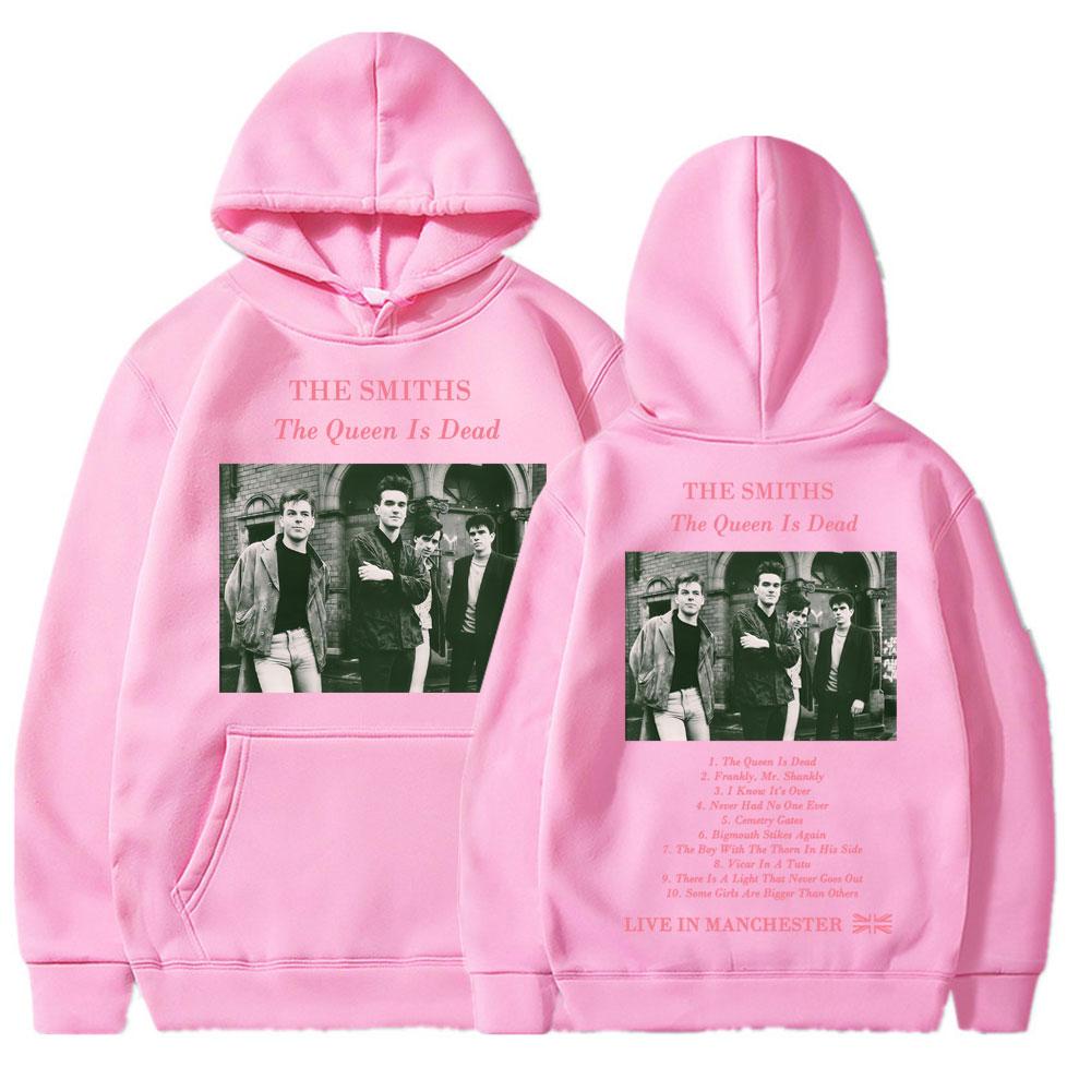 Rock Band The Smiths The Queen Is Dead Hoodie 1980 Morrissey Gothic Vintage Harajuku Sweatshirt Men Women Fleece Loose Pullover