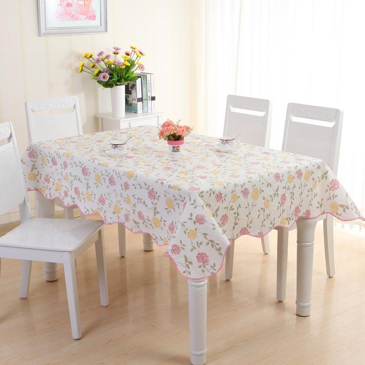 Beautiful Flowers 3D Printing Table Set Rectangular Tablecloth Wedding Birthday Party Kitchen Home Decoration