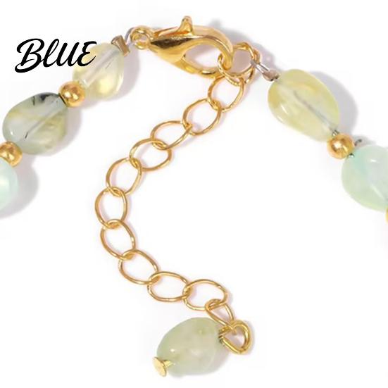 Durable Jewelry Women Bracelet Irregular Natural Stone Beads Adjustable Length