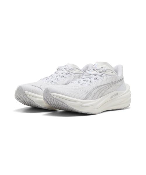 [Puma] Deviate Nitro 4 Women - White:Feather Gray (312124-02)