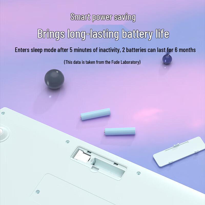 Fude K8880 Wireless Bluetooth Dual-Mode Membrane Keyboard