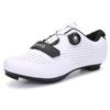 Men Women Cycling Shoes With Dual Buckle Hard Sole Road MTB Bike Rubber Outsole