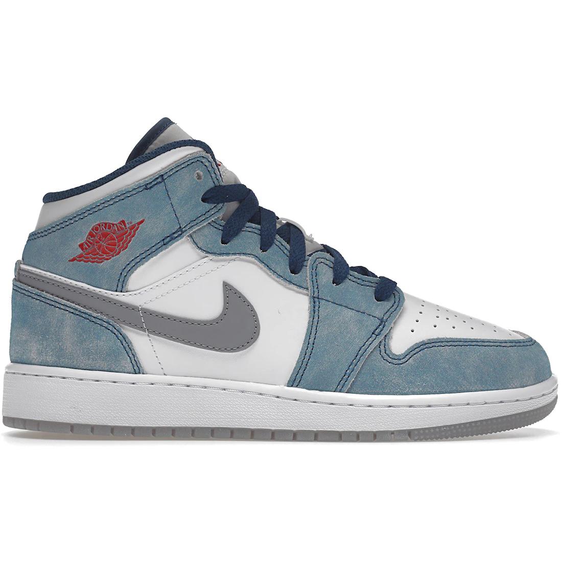 

Кроссовки Jordan 1 Mid SE French Blue Light Steel (GS)(DR6235-401) 35.5