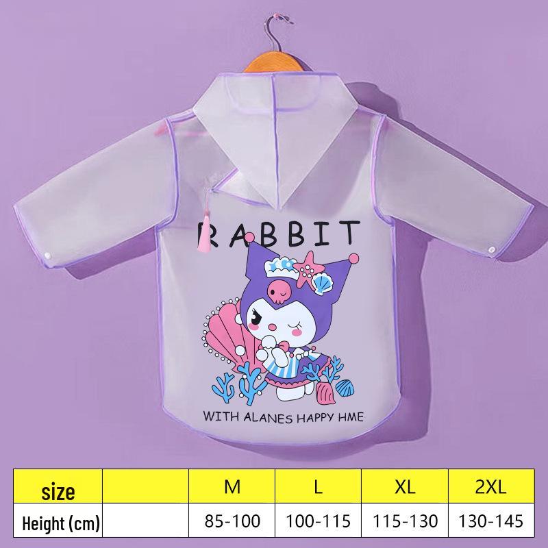 Children's Cartoon Dinosaur Raincoat, Waterproof Full-Body Poncho, Cute and Practical for Boys and Girls