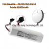 Compatible Battery for Dreame F9, D9, L10 Pro Plus, RLS5, RLS5L, RLS5D Robot Vacuums (14.4V)