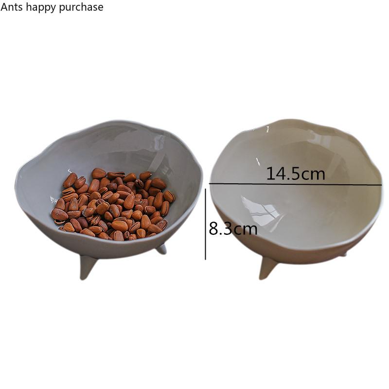 Nepravidelný keramický talíř Talíř na sušené ovoce a svačinu Podnos na občerstvení Stojan na ovoce Salátová mísa Dekorativní talíř Nádobí