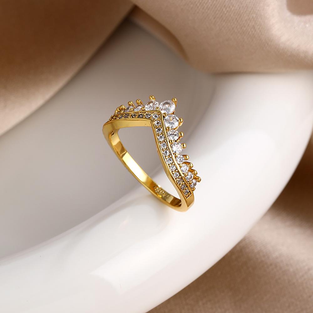 925 Sterling Silver Gilding Rings Gold Color Sparking Popular LOVE Wedding Ring Certified Women Engagement Jewelry Anniversary