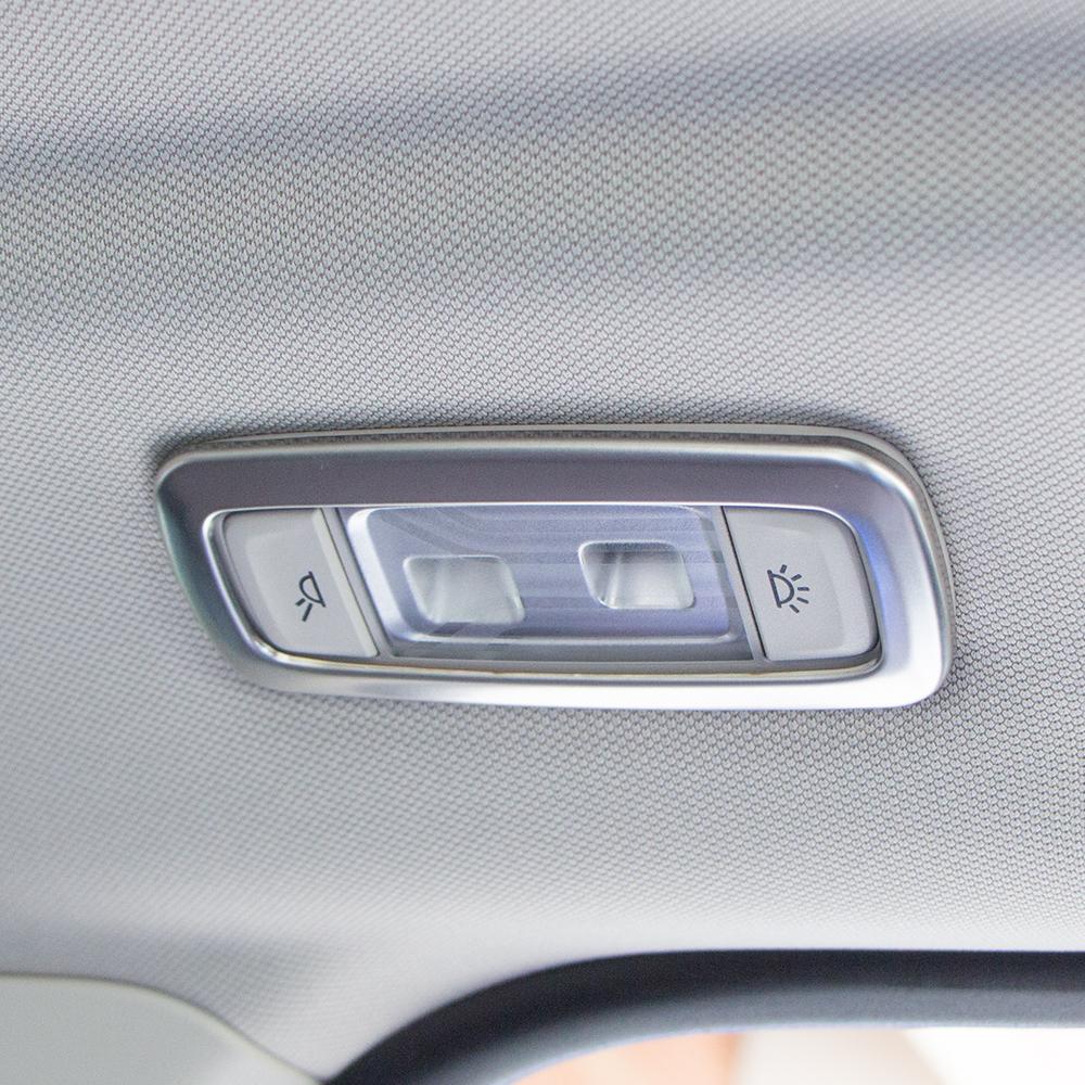 For BMW X3 G01 X4 G02 2018 - 2025 Rear Reading Light Cover Roof Lamp Panel Frame Trim Decoration Sticker Styling Accessories