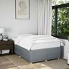 Vidaxl Bed Frame Without Mattress, Light Gray, 120X200 Cm, Upholstered