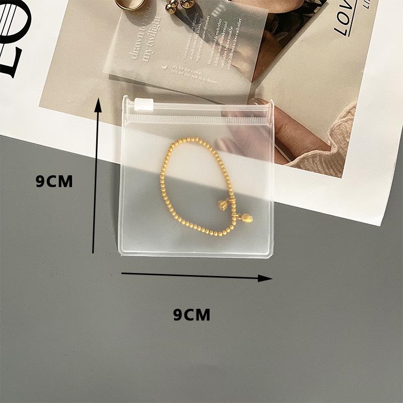 EVA 50 Silk Transparent Jewelry Storage Bag: Anti-Oxidation Seal for Earrings, Necklaces, Bracelets