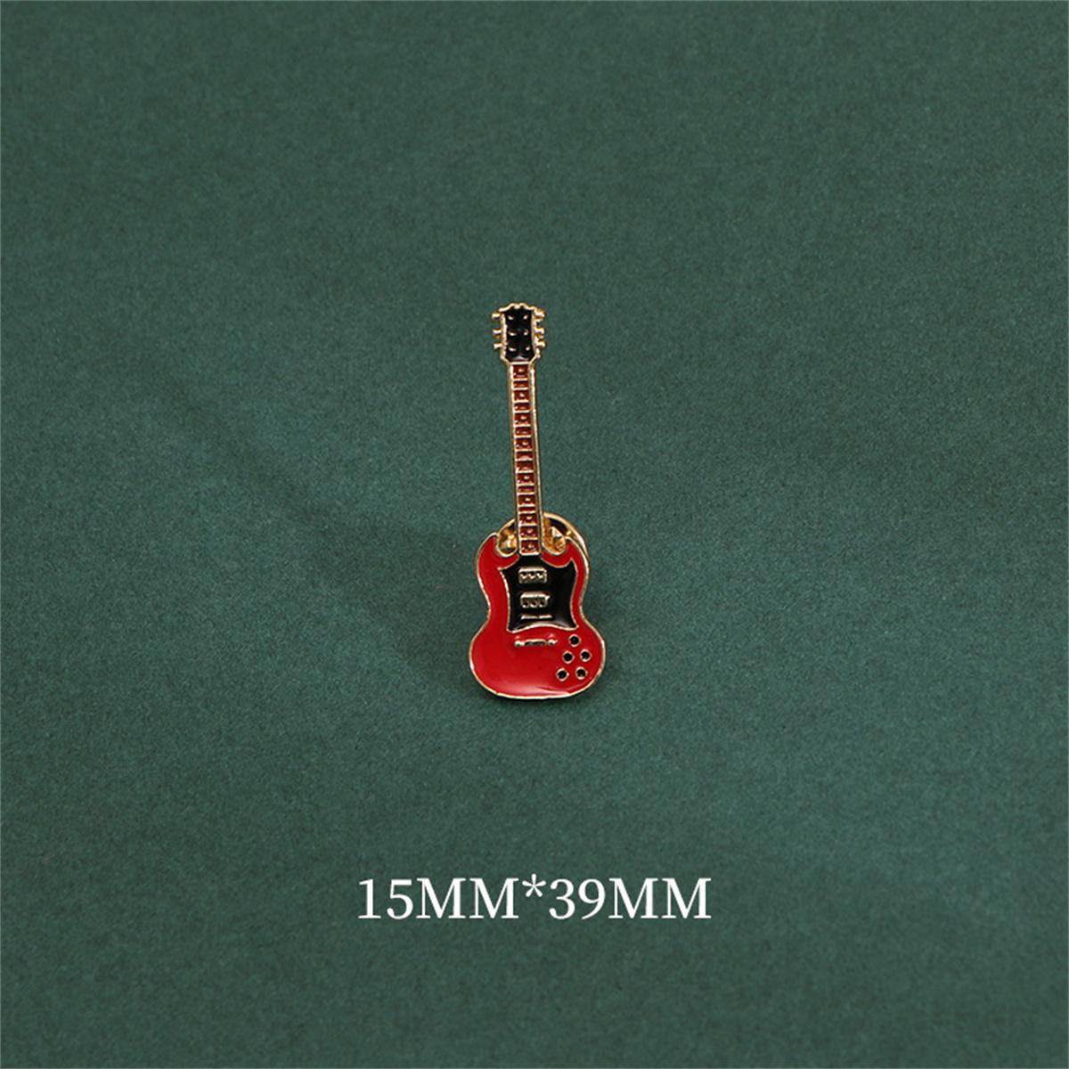 

Punk Music Lover DJ Enamel Guitar Brooches Creative Instruments Pins For Women Men Custom Clothes Hat Lapel Badge Jewelry Gifts