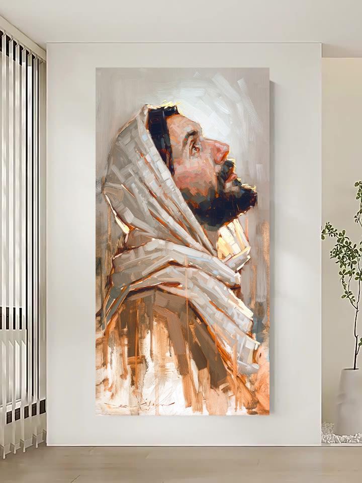 Holy Light Leader Christ Jesus Wall Art Canvas Painting Nordic Posters And Prints Wall Pictures For Living Room Home Decoration