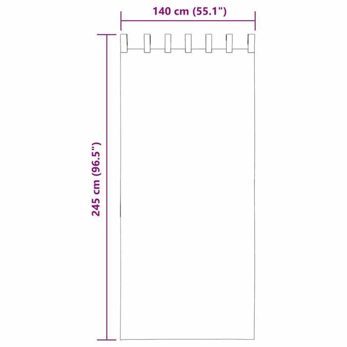 VidaXL Rideaux en voile avec boucles 2 pcs blanc 140x245 cm, rideau en filet, rideau transparent, voile de fenêtre, 4102334