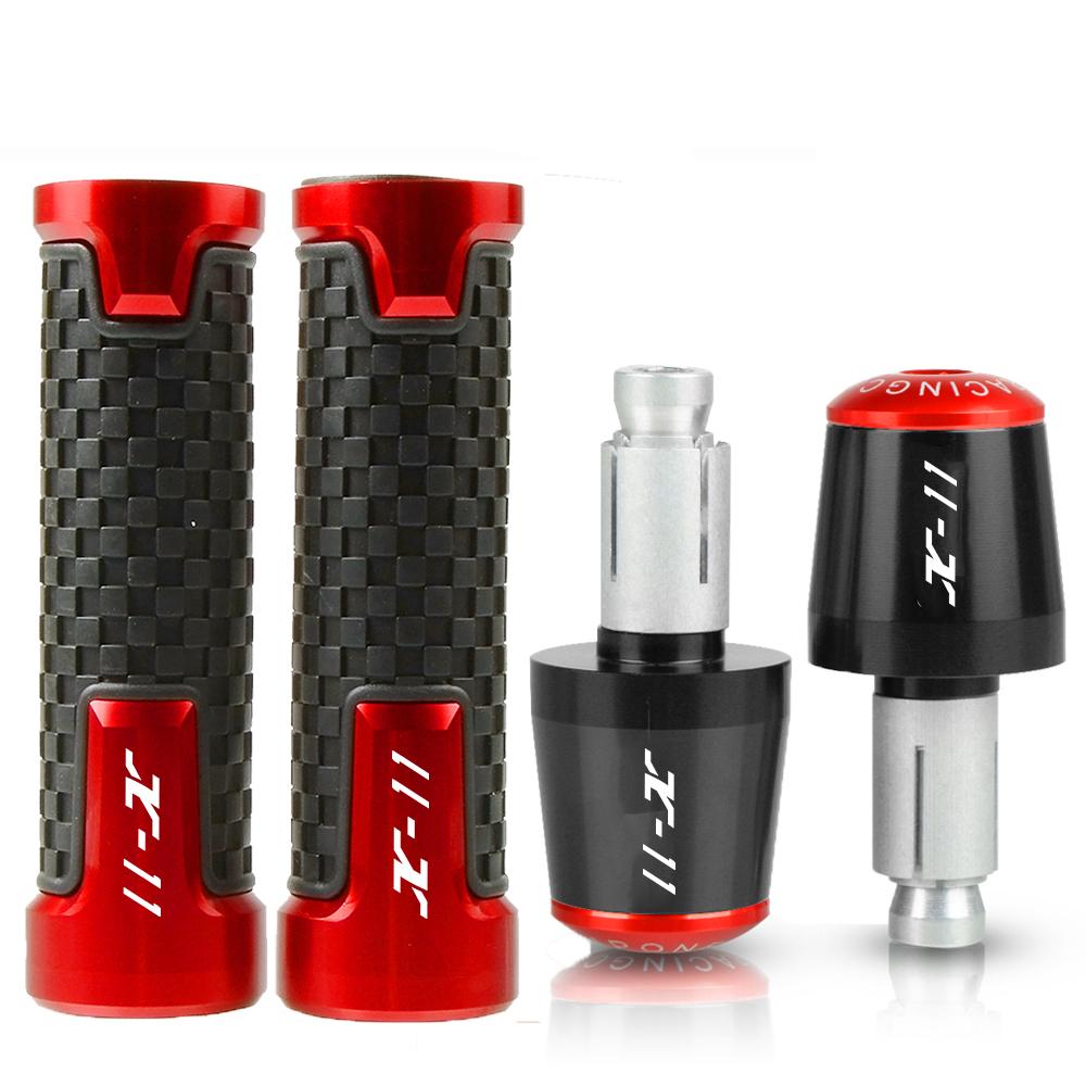 Motorcycle Accessories 7/8'' 22mm CNC Aluminum Handle bar Hand grips handlebar grip ends Plug For HONDA X-11 1999 2000 2001