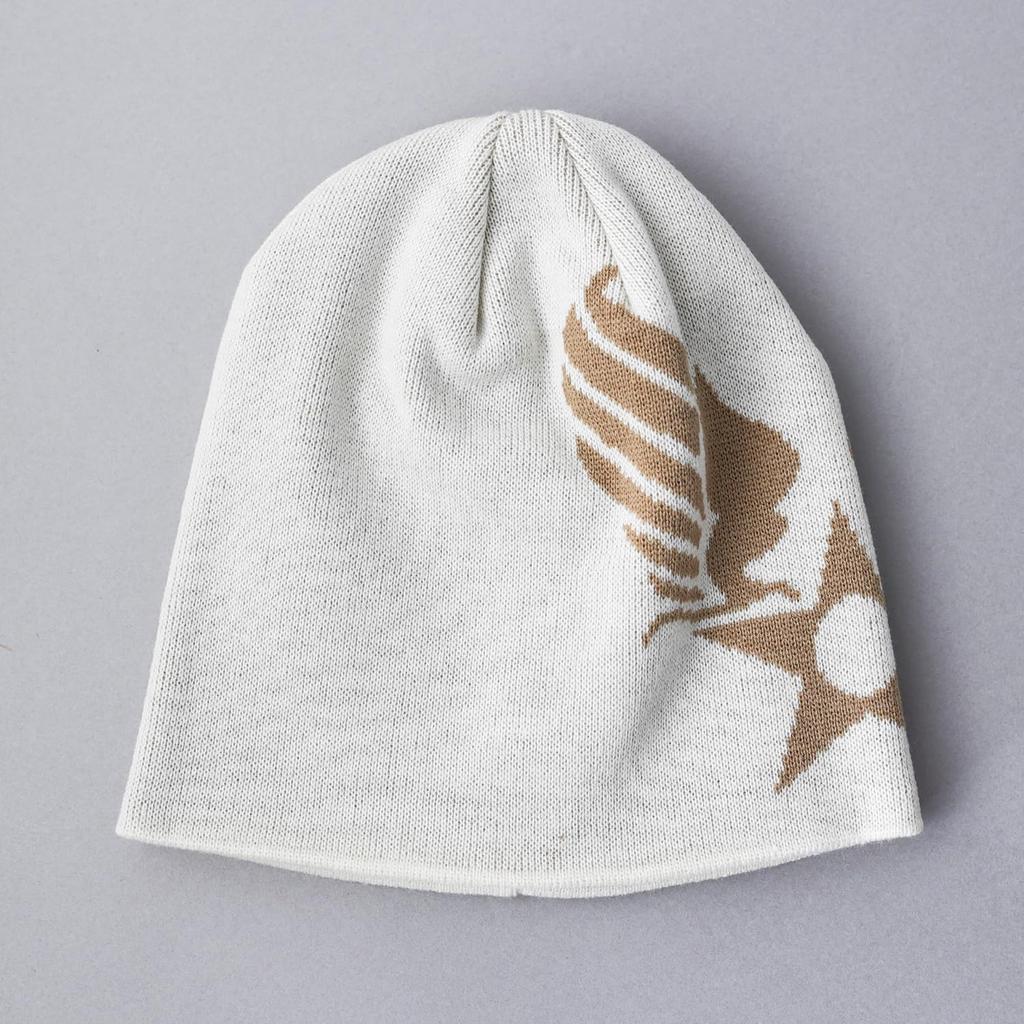 AVIREX LOGO Single Knit Watch Single USAF Beanie, Cap, Men's, Short, Autumn/Winter, Golf, Black, Cap, Knit, Watch, Off-White