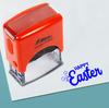 Printtoo Happy Easter Self Inking Rubber Stamp Pre,Inked Office Stamp, Home Office Business Stationery, 38 x 14 mm,
