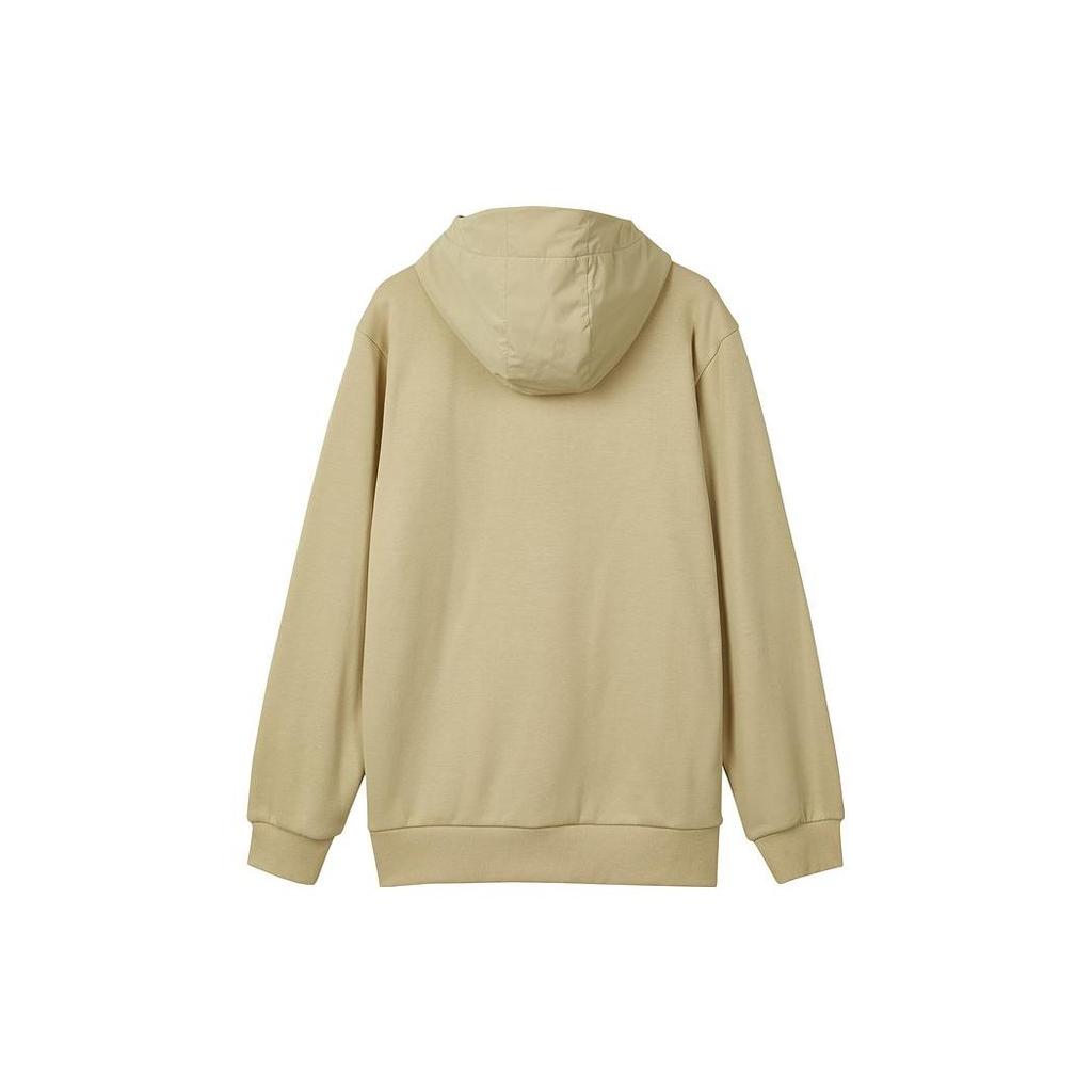 Skechers Sports Lifestyle Series Solid Color Hooded Fleece Sweatshirt Unisex Sweatshirt Irish-Cream L423U065-028R