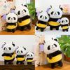 Panda Cute Turned Bee Plush Toy Cartoon Kid Sleep Accompany Girl Holiday Gift