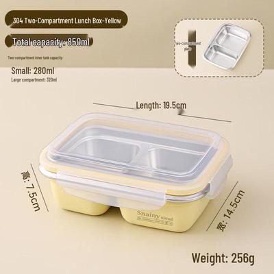 Xihe Divided 304 Stainless Steel Lunch Box