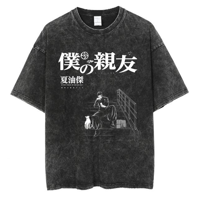 HUANHUSHENG Jujutsu Kaisen Cotton T-Shirt S