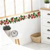 Fresh Strawberry Flowers Rattan Living Room Kitchen Bedroom Self-adhesive Background Decoration Stickers