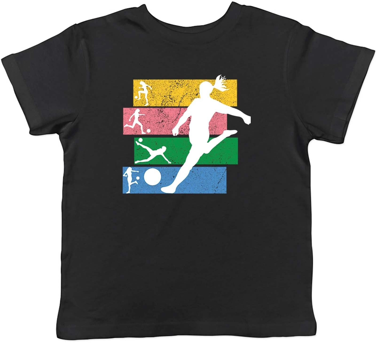 WoFootball Kids T-Shirt Supporter Fan Player Soccer Childrens Boy Girl Gift 100
