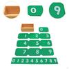 Number Cards Educational Toy, Basic Math Learning, 0-9 Learning Cards, Montessori for Boys