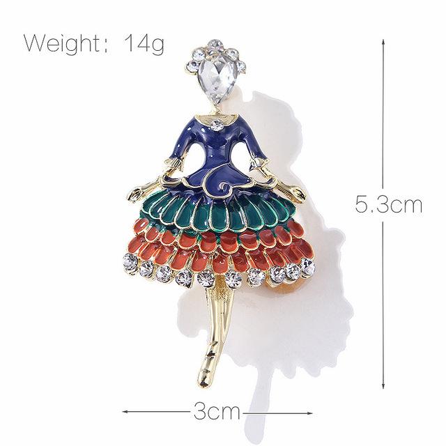 Fashionable Personality Adorable Dripping Oil Animal Plant Pearl Pin Brooch Anti Glare Buckle Female Jewelry AlloyFashion Jewelry