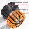 Universal Anti-Skid Snow Chains for Cars, SUVs, and Trucks - Tire-Friendly, Non-Damaging Rubber Design by Shaoqing
