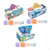 Busy Pull Tissues Game Toy Sensory Crinkle Scarves for Fine Motor Skill