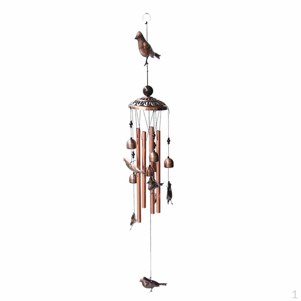 

Wind Chimes Memorial Deep Outdoor Garden Backyard Patio Lawn for Family Bird