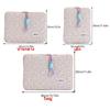Floral Student Laptop Bag Puffy Tablet Sleeve Bag Cute Tablet Protective Case  School