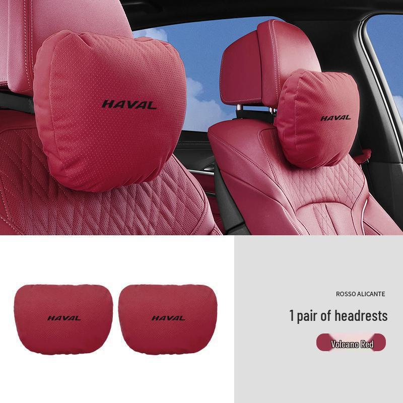 Compatible Neck Pillow & Lumbar Support for Haval H6, Chitu, First Love, Big Dog, H2, H4, H5, H7, H8, H9 Headrests