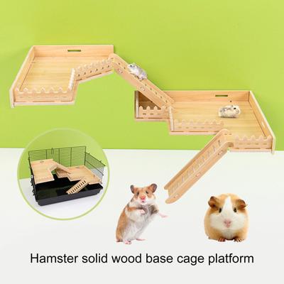Anti-Bite Mortise Tenon Construction Easy Installation Thickened Rat Climbing Toy Hamster Double Layer