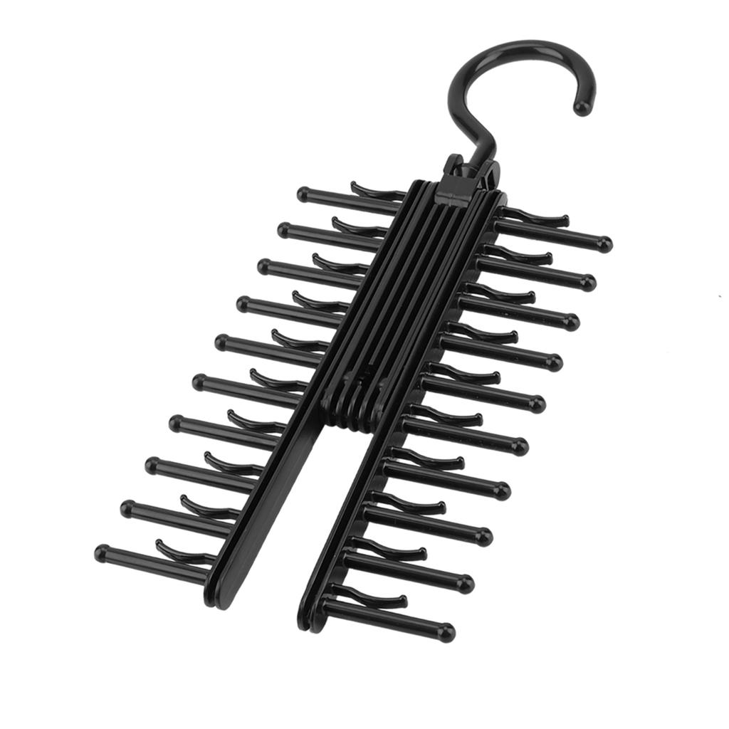 Tie and Belt Holder Holds 20 Ties, for Closet, 360 Degree Rotation, NonSlip, Space Saving
