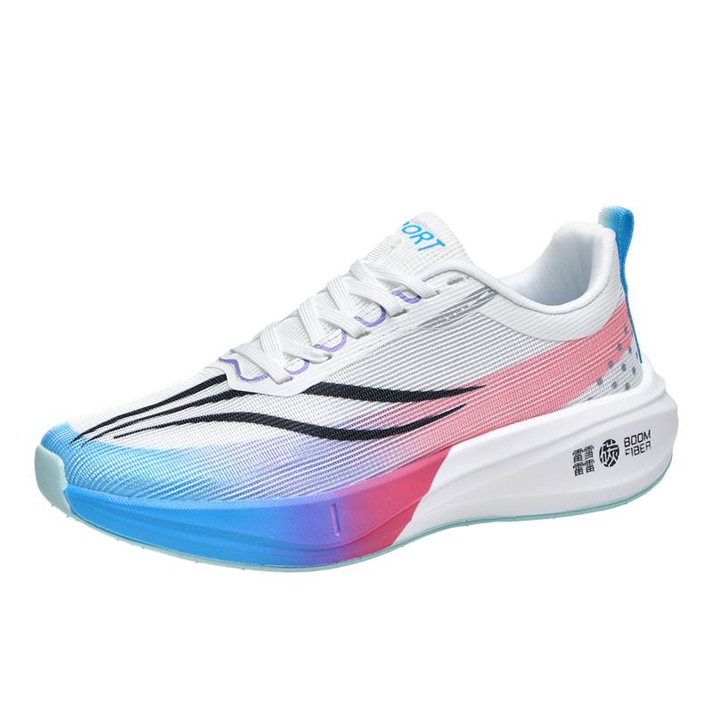 

Кроссовки Carbon Plate для бега, повседневная мужская обувь 2024 года, весна-осень-лето, новая спортивная обувь, модные кроссовки для бега 42 синий