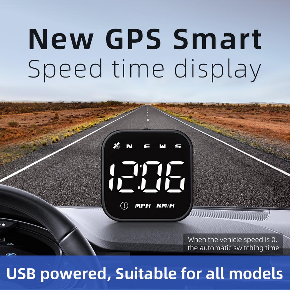 Car Dashboard Display Device Driving Information Black Digital Odometer Multifunctional Display Bright Light Sensor