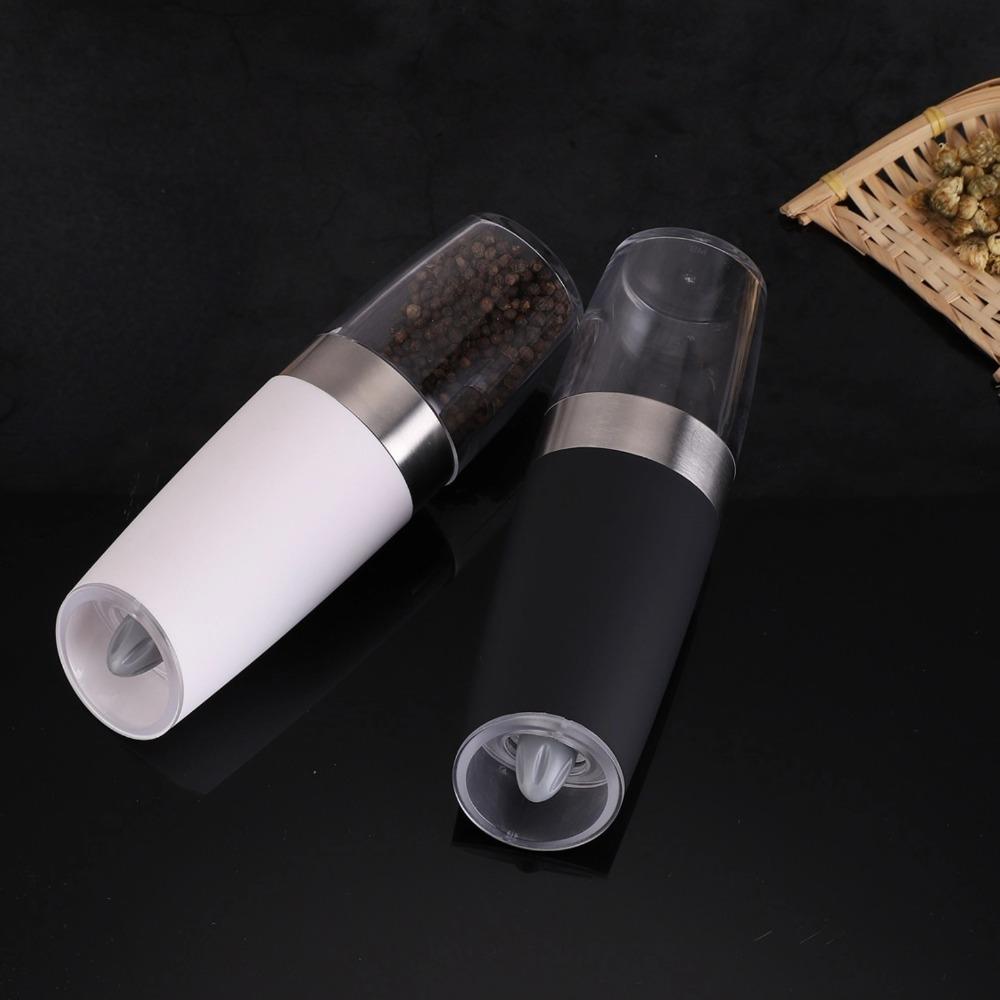 2 Pack Gravity Sensor Automatic Grinder Electric Grinding Machine New Pepper Grinder Kitchenware