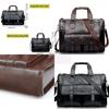 Elegant Men Business Laptop Bag With Large Capacity For Work And Travel In Leather