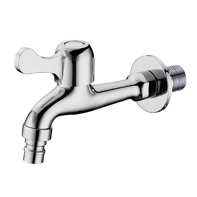 MEJUE Lengthened Brass Single Cold Washing Machine Faucet