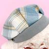 Checkered Beret, Shirt, Pants, and Tie Set for 10cm Plush Toy, Kigurumi Accessories, Otaku Activities, Doll, Mascot, Kpopdoll Costume [Used]