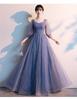 YUANYUAN Evening Banquet Tulle Wedding Entrance Birthday Elegant Maxi Sizes Women's Dress, Dress, Dress, Performance, Chorus, Host, Recitals,