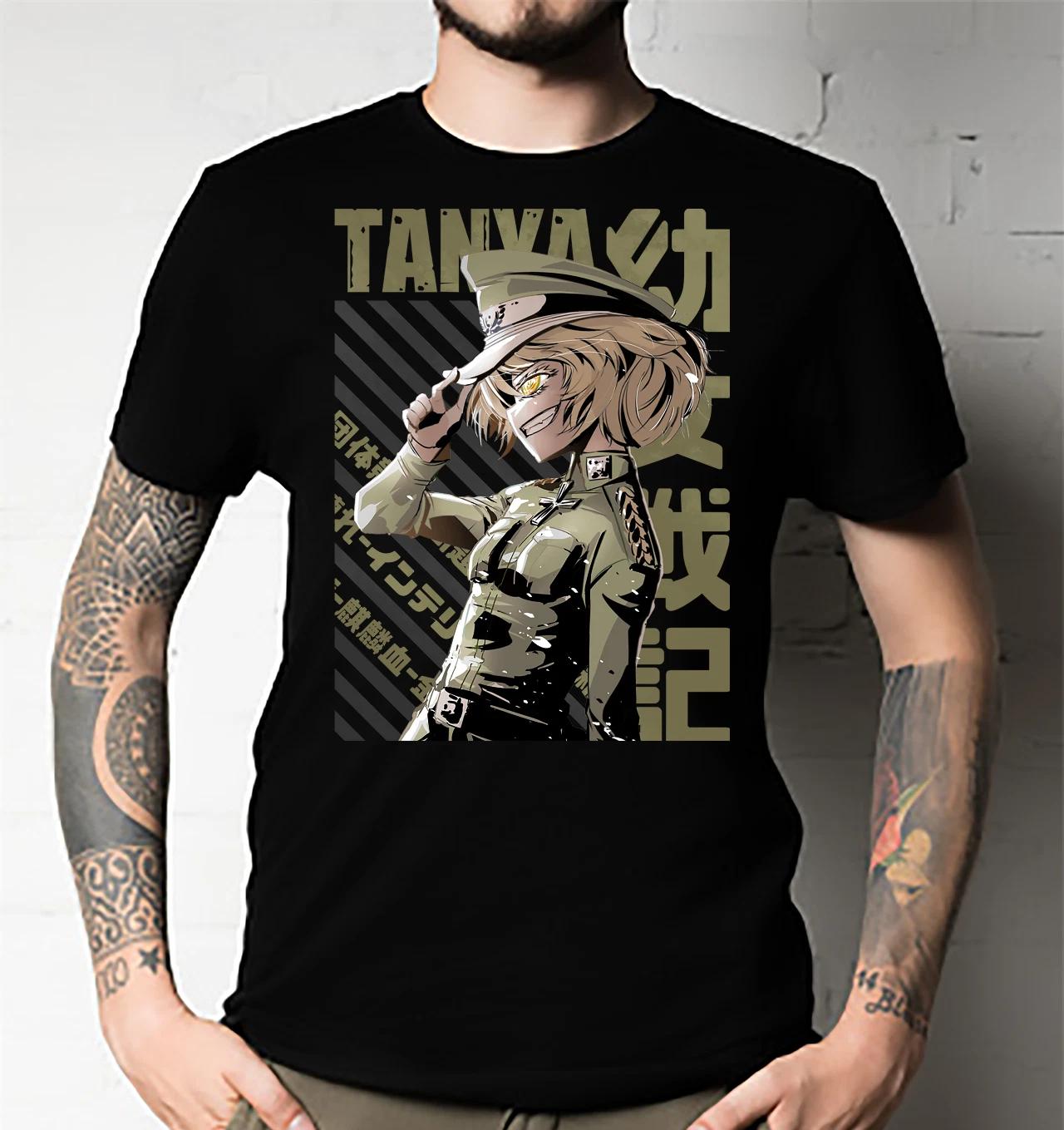 Men s and Women s T-shirts Youjo Senki - Tanya Degurechaff Essential XL